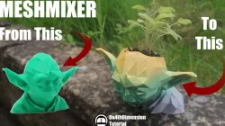 Master Yoda plant pot