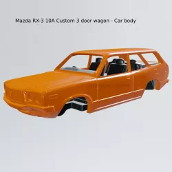 Mazda RX-3 10A Custom 3 door wagon - Car body