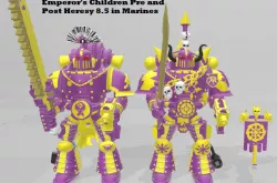 McFarlane Custom 8.5 in Emperor's Children Heresy and Chaos Marines