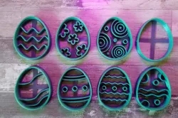 Mega Easteregg Easter Egg Cookie Cutter Pack XXL Easter Egg Cookie Cutter Set