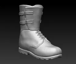 Men's Military Boots, STL File