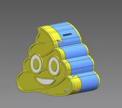 Merde the piggy bank, a Box impossible unlocked