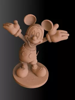 Mickey Mouse.3D printable.STL.