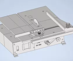 Modelářská pila II - zvětšený stůl