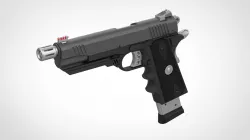 Modified Remington R1 pistol from the game Tomb Raider 2013 3d print model