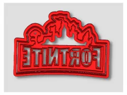 Mold Cutter 3D Logo Fortnite Cookie cutter