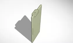mono rc rudder