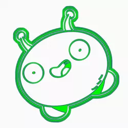 MOONCAKE COOKIE CUTTER - FINAL SPACE