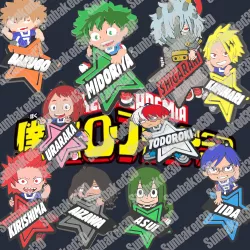 My Hero Academia Keychain Pack 1