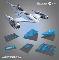 N1 Modified StarFighter - Rebel Base Builds