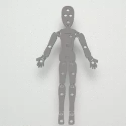 (Not Cursed) Articulated Doll.