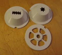 Nozzles for shortbread, Christmas rolls, not a cookie cutter