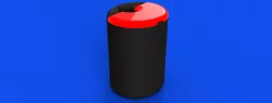 Object holder for scooter.