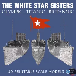Olympic Titanic Britanic ocean liners pack