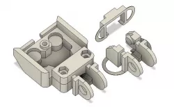 Original Prusa MK2-MK3 Heatbed cover and small Chain link