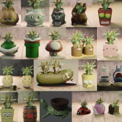 Pack 20 flowerpots