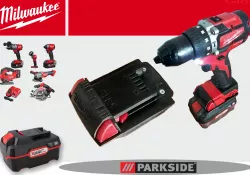 Parkside x20 to Milwaukee M18