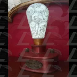 Peony lithophane bulb (bulb only)
