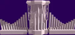 Pipe Organ 2.1 Speaker System