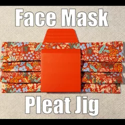 Pleat Maker Jig for Fabric Face Masks - Covid-19 -UPDATED