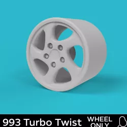 Porsche 993 Turbo Twist - wheel only - 1:64