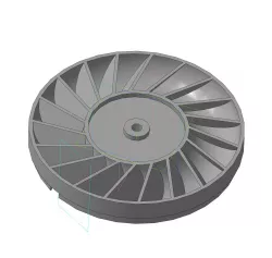 Pramotronic 4D-24 heater impeller