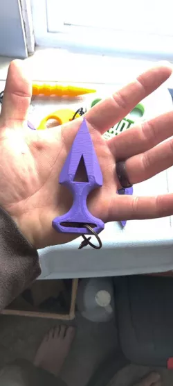 Push Dagger Keychain