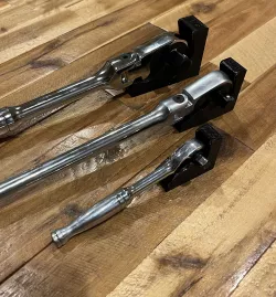 Ratchet magnetic organization stand