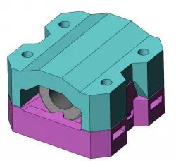 Reduced Binding Y bearing Block for Zaribo & Haribo
