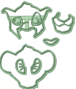 Simba face Fondant 60mm cutter