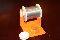 Single solder wire holder