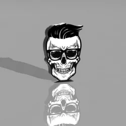 skull lamp