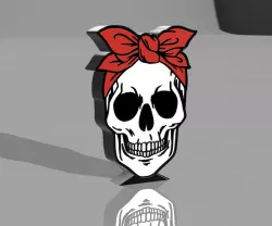 skull lamp