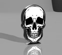 skull lamp