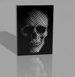 skull lamp