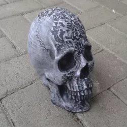 skull money box
