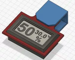 Small hygrometer mount