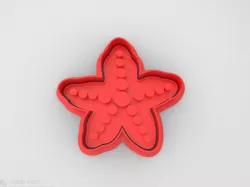 Starfish cookie cutter 3D Starfish cookie cutter