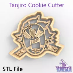Tanjiro Kamado from "Kimetsu no Yaiba – Demon Slayer" Cookie Cutter - STL file