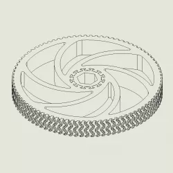 Two Part Modular Compliant Wheel Set