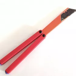 Utility knife blade for shocker balisong
