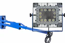 150 Watt Explosion Proof C1D1 LED Switch Blade Dock Light - 6' Pivoting Aluminum Arm - 21,000 Lumens