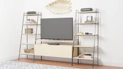 3-Piece Ladder Shelf Entertainment Wall  3D model