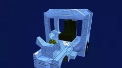 3d Model Chariot low-poly Low-poly 3D model