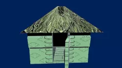 3d Model Hut Low-poly Low-poly 3D model
