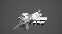 3d Model Jet fighter  Low-Poly Low-poly 3D model