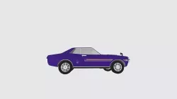 70s toyota GT 3D model