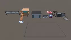 9t5 Low Poly Beach Low-poly 3D model