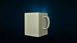 A cubic Mug 3D model