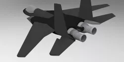 Aircraft design F15 3D model